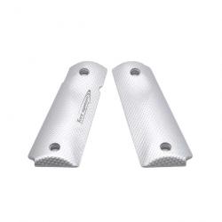TONI SYSTEM G19113DL X3D Grips Long for 1911 & Clones, Color: Silver