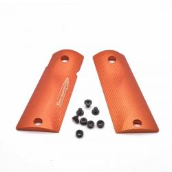 (OLD Design)TONI SYSTEM G19113DC X3D Grips Short for 1911 & Clones, ORANGE