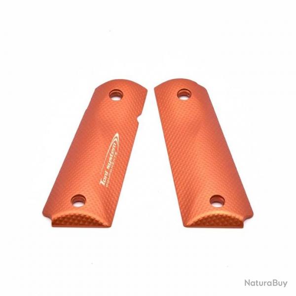 TONI SYSTEM G19113DL X3D Grips Long for 1911 & Clones, ORANGE