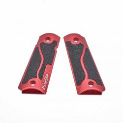 TONI SYSTEM G19113DL X3D Grips Long for 1911 & Clones, Color: Red