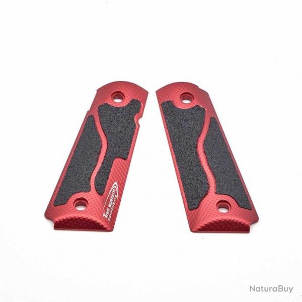 TONI SYSTEM G19113DL X3D Grips Long for 1911 & Clones, ROUGE