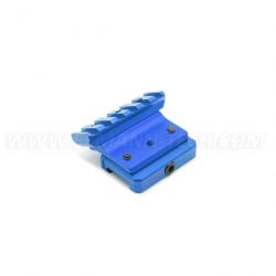 TONI SYSTEM SM30 Support de lunette 30° pour AR15, BLEU