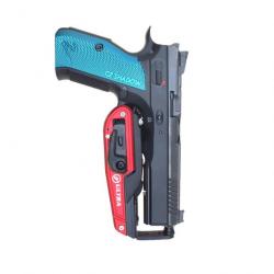 CR Speed Ultra Holster, BLEU, Version main : Main droite, Modèle de pistolet : CZ Shadow 2