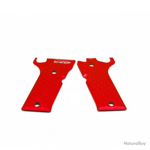 TONI SYSTEM GB92XV Vibram Grips for Beretta 92X, ROUGE