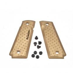 TONI SYSTEM GO1911VL Long Brass Vibram Grips for 1911