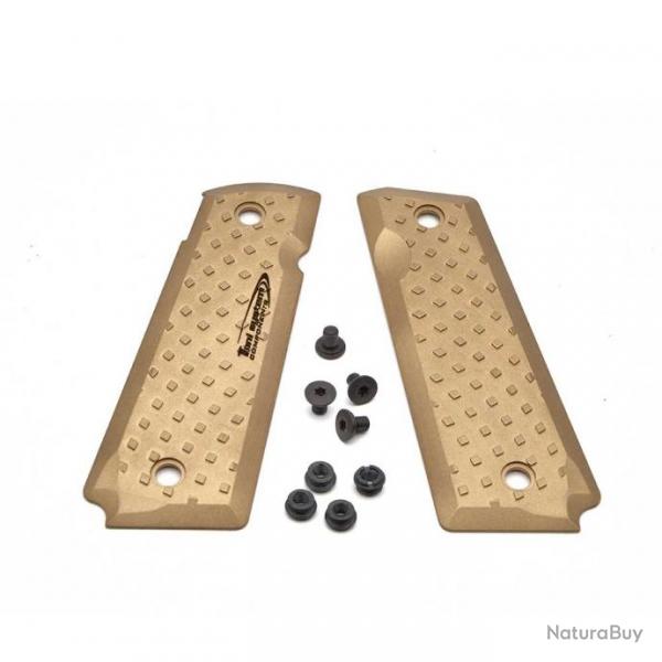 TONI SYSTEM GO1911VL Long Brass Vibram Grips for 1911