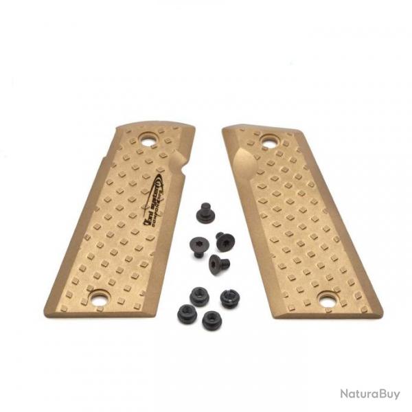 TONI SYSTEM GO1911VC Short Brass Vibram Grips for 1911