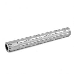 TONI SYSTEM RM5N Handguard 372 mm for AR15, Color: Silver