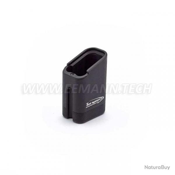 TONI SYSTEM PAD2166 Magazine Base Pad +8/9 rnd for Tanfoglio Small Frame, NOIR