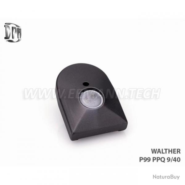 DPM MFA-WA/1 Magazine Floorplate with Car Glass Breaker for WALTHER P99-PPQ 9mm/40S&W ALUMINUM BLACK