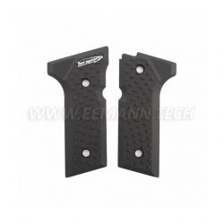 TONI SYSTEM GBM9A3V Vibram Grips for Beretta 92X Full Size, Color: Silver