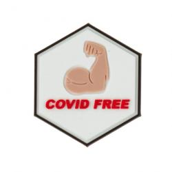 Patch Sentinel Gears Sigles 9 - Covid Free Blanc