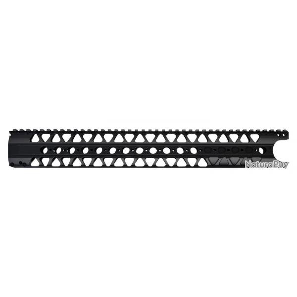 Garde Main SHS Picatinny Lova Style pour AEG ou GBBR - GBBR 16.2" - Canon Externe / Noir