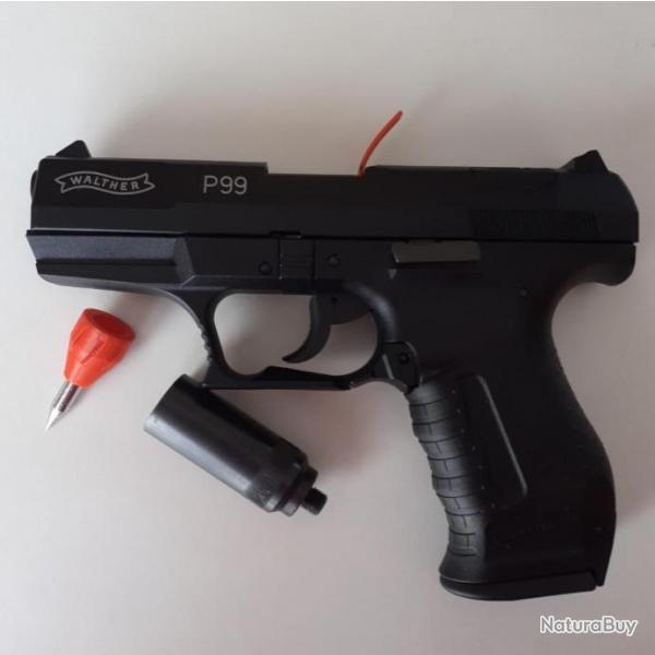 Flchettes pointes pntrantes pour embout Adaptateur gomm cogne du Pistolet d'alarme Walther P99