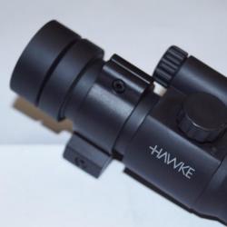 Point rouge tubulaire Hawke 1x30 Montage rail de 11mm et 21mm