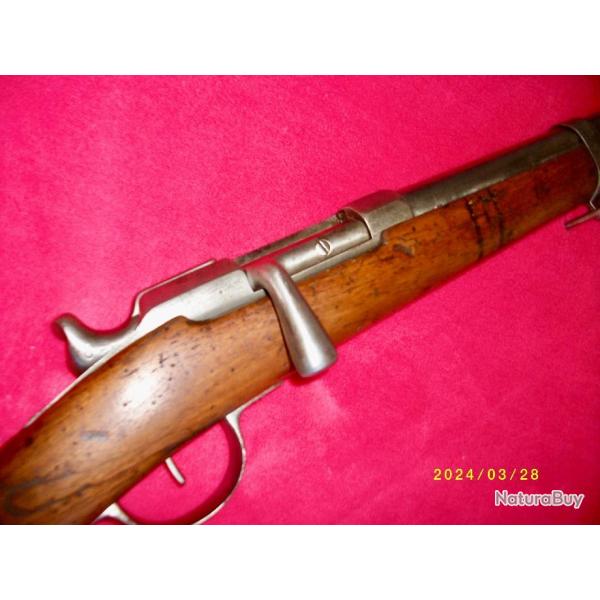 Fusil CHASSEPOT 1866 transform chasse calibre 12