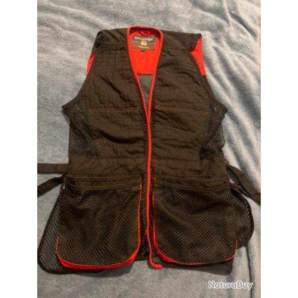 Gilet ball-trap percussion taille S