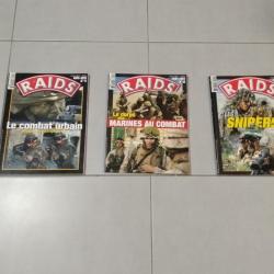 Lot de 3 magazines Raid hors série