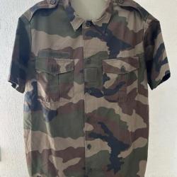 CHEMISE OUTRE MER camouflage  MILITAIRE 41/42 (  xl7 )  ARMEE FRANCAISE neuf