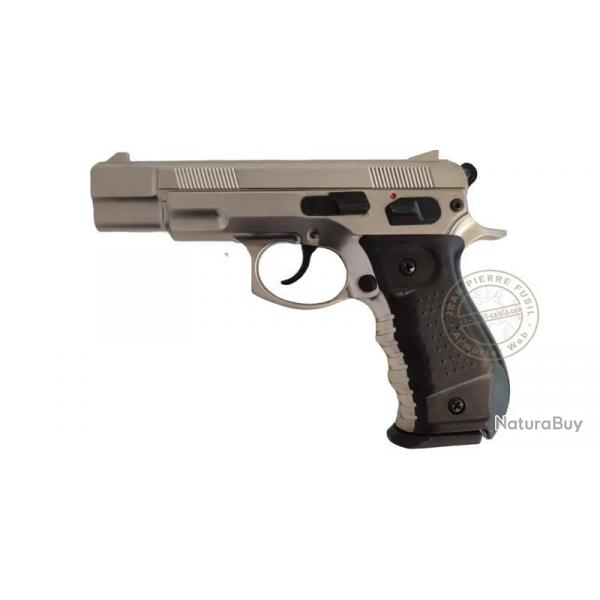 Pistolet d'alarme  blanc ou  gaz BLOW C75 - Cal. 9mm PAK Satin