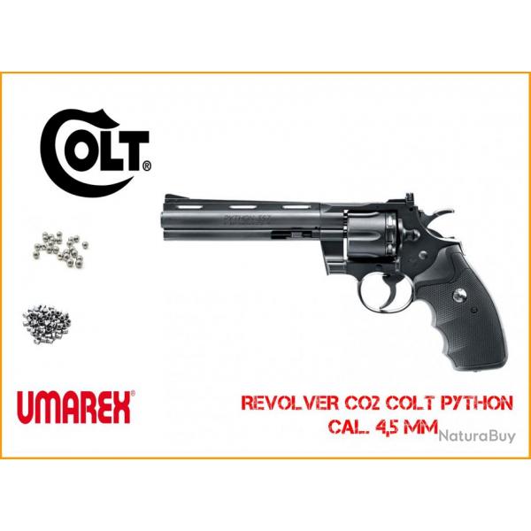Revolver  plombs Umarex Colt Python 6", diabolo, bb's