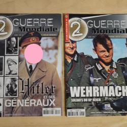 Lot de 2 magazines thématiques 2e guerre mondiale : n°6 la Wehrmacht et n°8