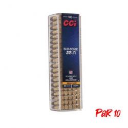 Balles CCI Subsonic HP - Cal. 22LR - Par 10 / 40