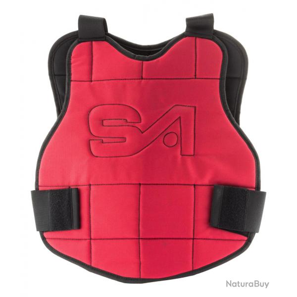 Gilet Sport Attitude Souple Enfant - Noir & Rouge