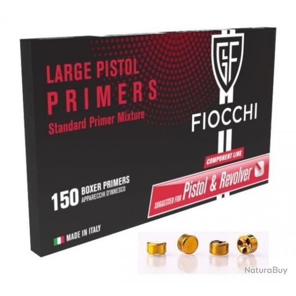 Amorces FIOCCHI Primers Large Pistol x150