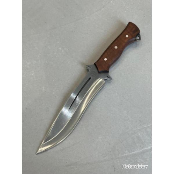 Couteau 31cm forge LLF srie CHASSE24 noyer