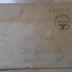 Enveloppe allemande daté 1943 (1)