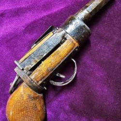 FRANÇAIS - ancient Pistolet de tir Artisanal - percussion, XIXe siècle