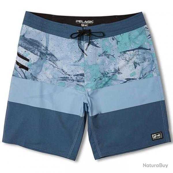 Short Pelagic Strike Open Seas Camo XL_36 Blue