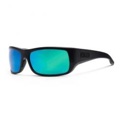 Lunettes Pelagic Fish Hook Polarized Mineral Black Logo - Blue Mirror