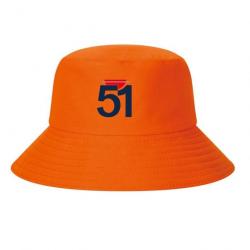 Chapeau Casquette Bob Ricard 51 Réversible Haute Qualité : Couleur Orange