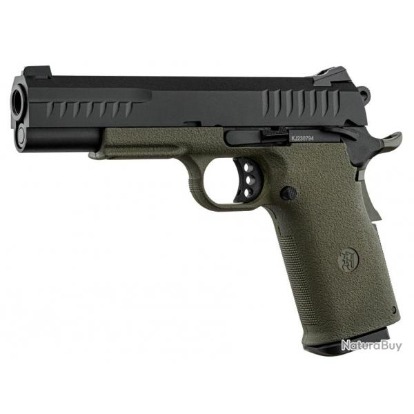 Rplique airsoft KJ Works KP-08 gaz full metal-KJ Works Hi-Capa 5.1 - OD Green