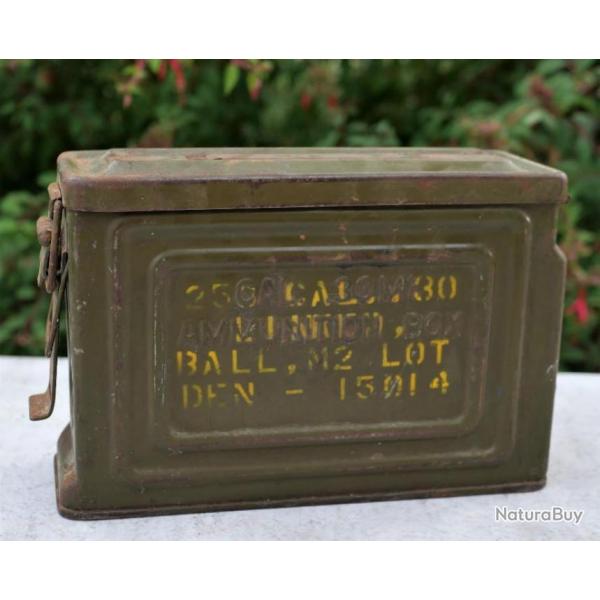 US ARMY caissette US M1 fabricant REEVES CAL 30M1 AMMUNITION BOX 1944  DIV2130M1CAS01