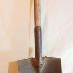US ARMY - INTRENCHING SHOVEL M1910 - pelle T US - marquée  1943 - WWII ref FON23PLT001