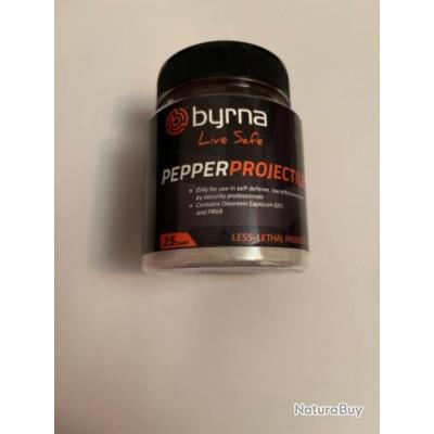 Annonce billes paintball : Billes pepper calibre .68 paintball home defense - 1 pot de 25