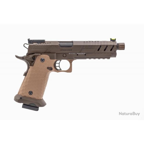 Rplique GBB Vorsk Gaz CS Hi-Capa Vengeance 1.0J - Tan / Bronze