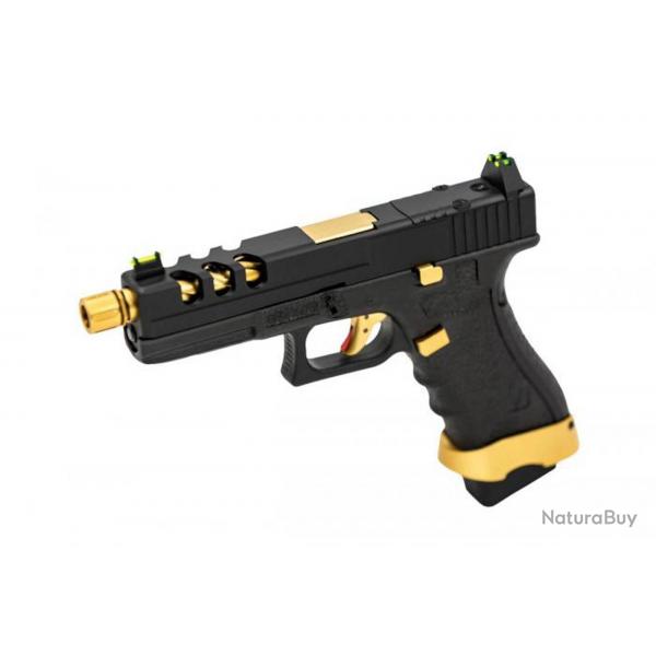 Rplique GBB Vorsk EU7 Tactical Match - Noir & Or
