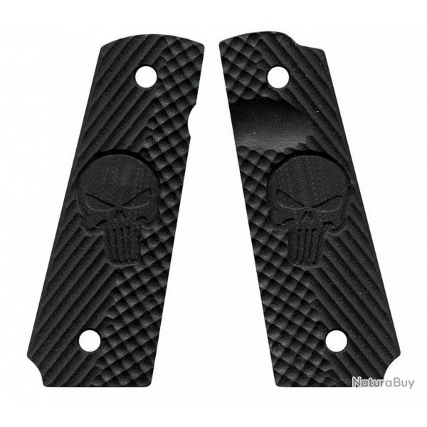 Plaquettes VZ GRIPS pour 1911 CK Operator II - Edition The Punisher - Noir
