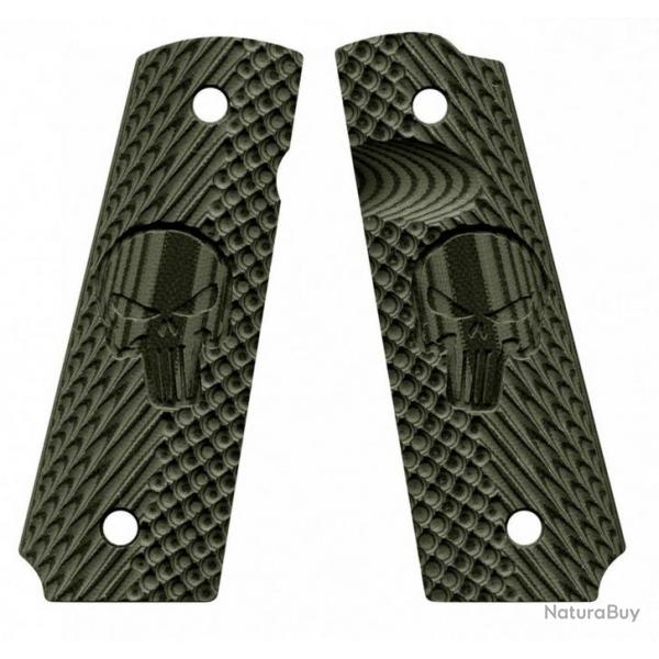 Plaquettes VZ GRIPS pour 1911 CK Operator II - Edition The Punisher - Olive