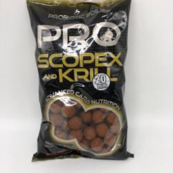 Bouillettes Scopex and Krill 20 mm Starbaits