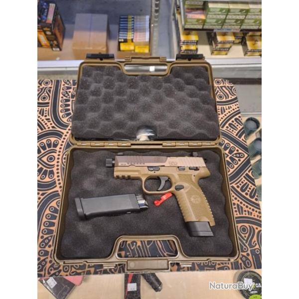 FN HERSTAL 502 TACTICAL FDE CAL 22 LR NEUF SA FILET 1/2X28