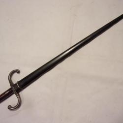 Très belle épée faite à partir d'une baïonnette GRAS 1874