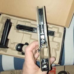 WE - Replique Pistolet Airsoft S17 G-FORCE T2 GBB Gaz - 0,9 Joule - NOIR/SILVER/TAN