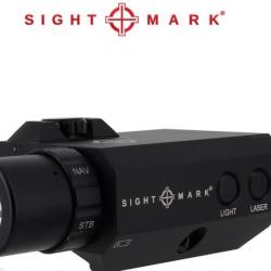 Sightmark Lopro Mini Combo - Laser Vert LED de 300 lumens - Luxe Très Haute Qualité