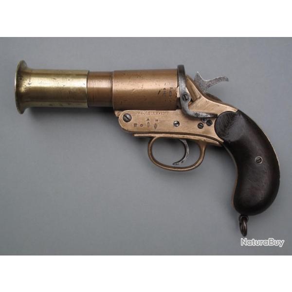 Pistolet lance-fuses rglementaire anglais Mark III*  Wolseley 1917 