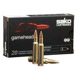 sako gamehead 222 rem 55gr cartouches munitions bte 20